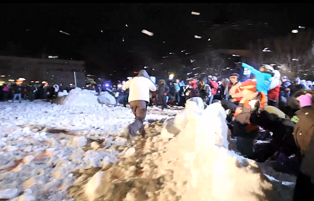 World's Largest Snowball Fight World's Largest Snowball Fight