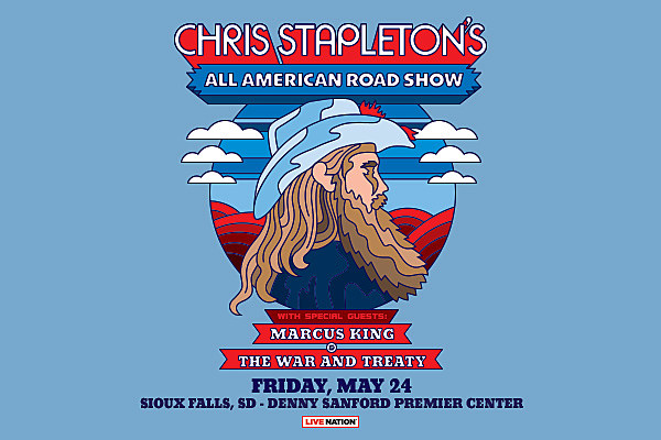Chris Stapleton and Marcus King to Sioux Falls